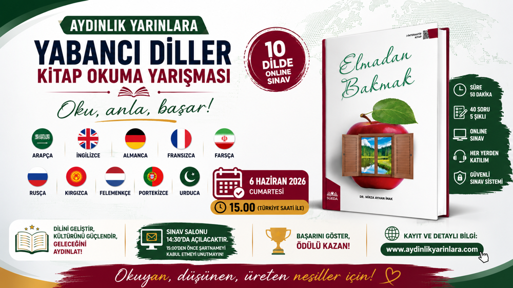 Aydınlık Yarınlara Yabancı Diller Kitap Okuma Yarışması Online Sınavı 6 Haziran’da