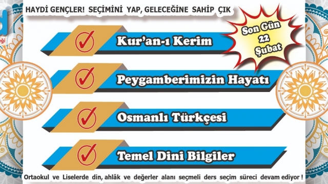 Okullarda Seçmeli Dersler