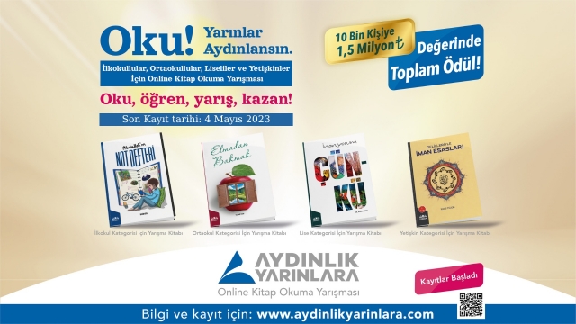 Aydınlık Yarınlara Kitap Okuma Yarışması Devam Ediyor