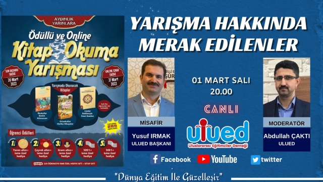 Aydınlık Yarınlara Kaybedeni Olmayan Ödüllü Ve Online Kitap Okuma Yarışması